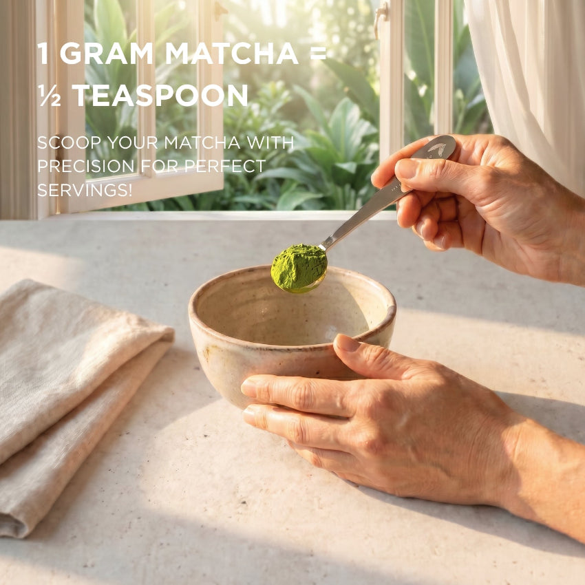 Silver Matcha Measuring Spoon